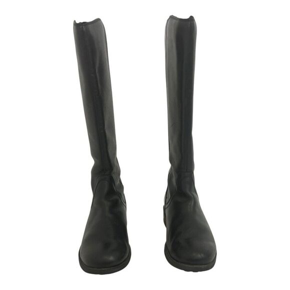 Ugg Women’s Size 7 Black Seldon Leather Zip Back Riding Boots 1006038 - Picture 2 of 8